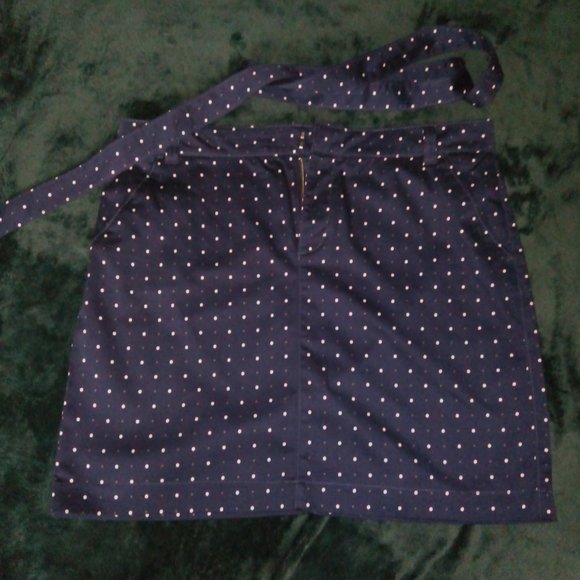 Tommy Hilfiger Polka Dot Cotton Mini Skirt Sz 12 - Picture 3 of 14